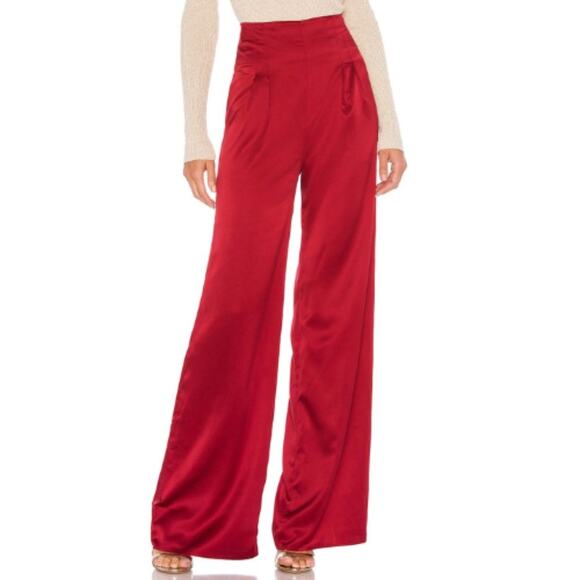 MAJORELLE Citrus Pant in Cranberry NWT Size Small - Picture 1 of 4